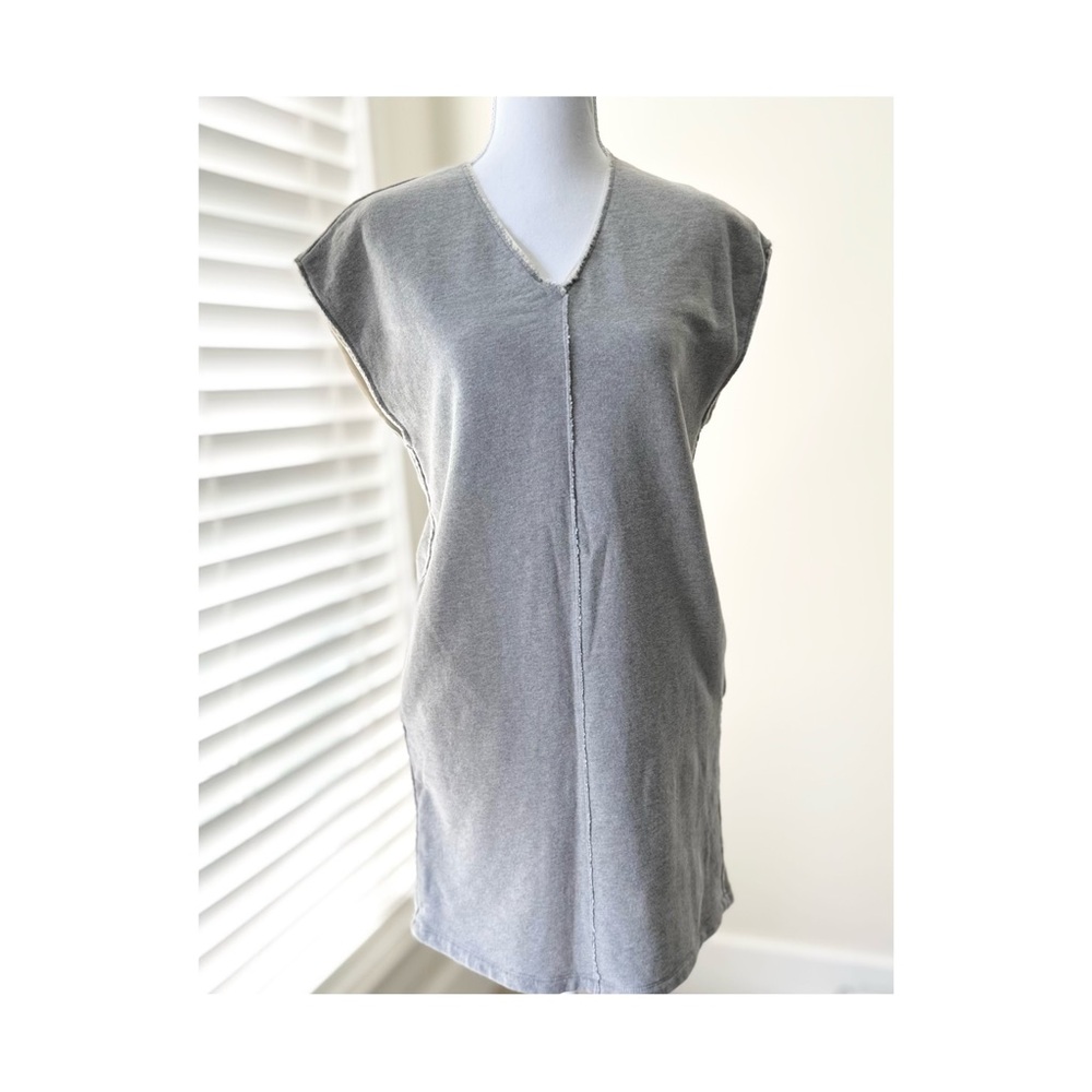 Rag & Bone Light Gray V-Neck Dress